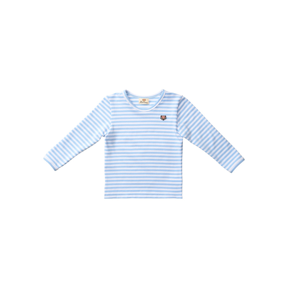 billie tee stribe ls sky blue #Farve_sky blue