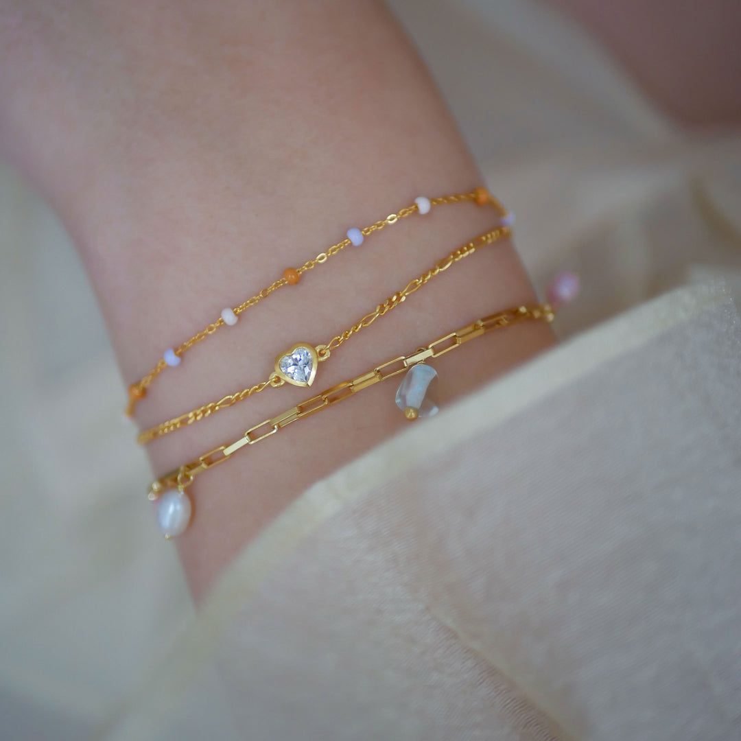 Bracelet, Lola, Gold-plated 