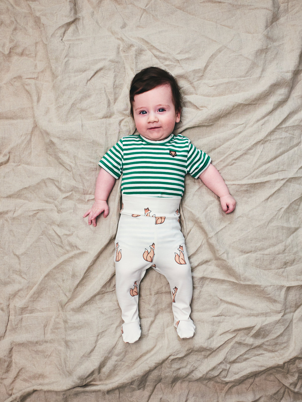Chriss Kortærmet Body, Stripes
