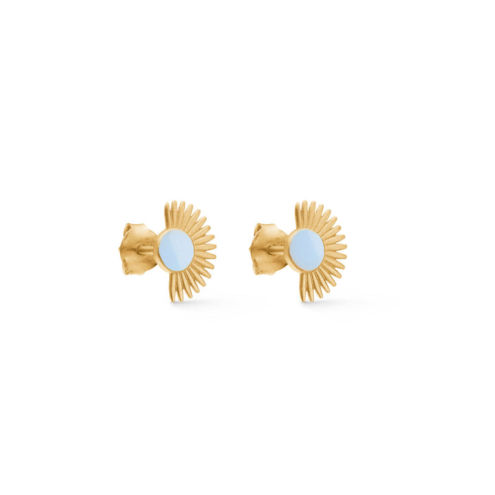 Earrings, Soleil, Gold-plated