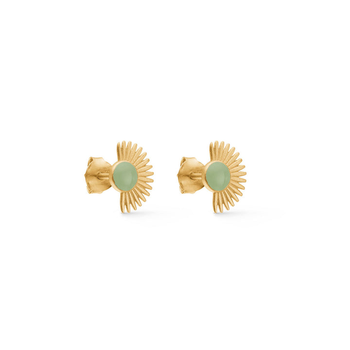 Earrings, Soleil, Gold-plated