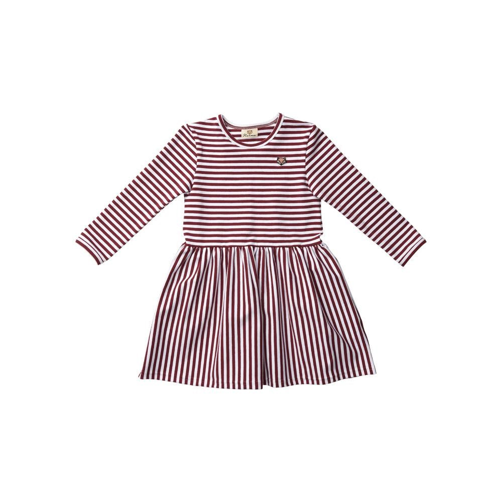 Laura Long Sleeve Dress, Stripes