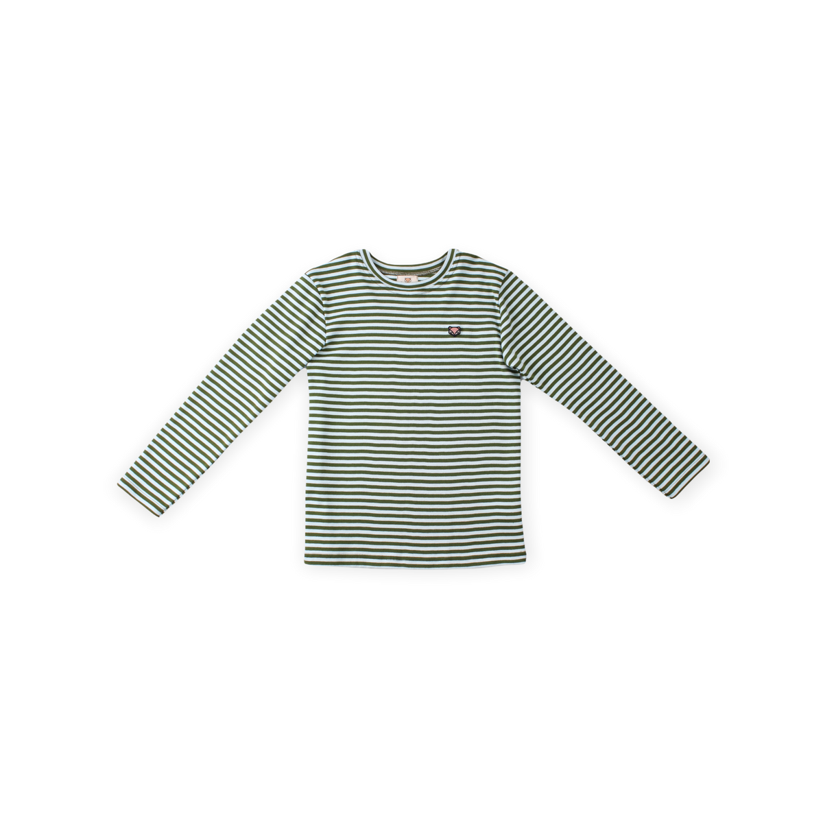Billie Long Sleeve Tee, blue/army Stripes