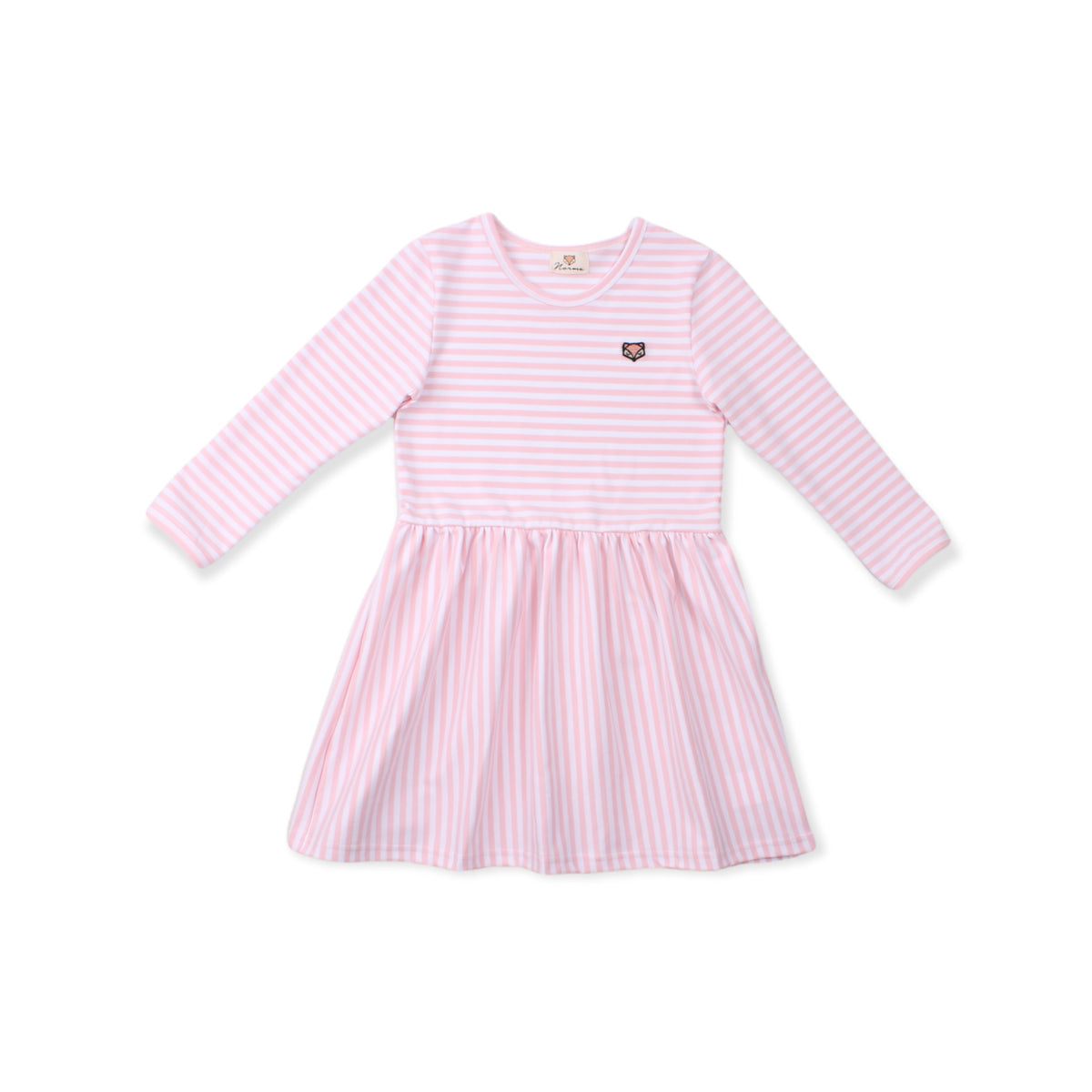 Laura Long Sleeve Dress, Stripes