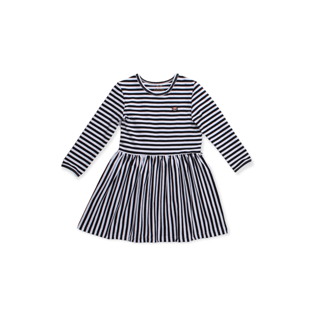 Laura Long Sleeve Dress, Stripes
